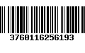 Código de Barras 3760116256193