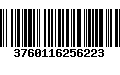 Código de Barras 3760116256223