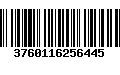 Código de Barras 3760116256445