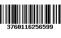 Código de Barras 3760116256599