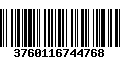 Código de Barras 3760116744768