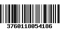 Código de Barras 3760118054186