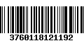 Código de Barras 3760118121192