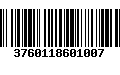 Código de Barras 3760118601007