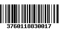 Código de Barras 3760118830017