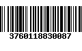 Código de Barras 3760118830087