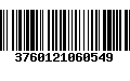 Código de Barras 3760121060549