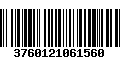 Código de Barras 3760121061560