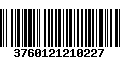 Código de Barras 3760121210227