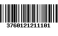 Código de Barras 3760121211101