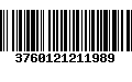 Código de Barras 3760121211989