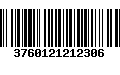 Código de Barras 3760121212306