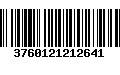 Código de Barras 3760121212641