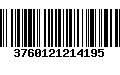 Código de Barras 3760121214195