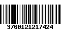 Código de Barras 3760121217424