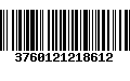 Código de Barras 3760121218612