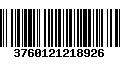 Código de Barras 3760121218926