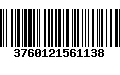 Código de Barras 3760121561138