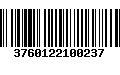 Código de Barras 3760122100237