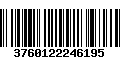 Código de Barras 3760122246195