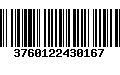 Código de Barras 3760122430167