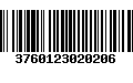 Código de Barras 3760123020206