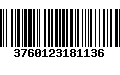 Código de Barras 3760123181136