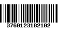 Código de Barras 3760123182102