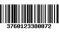 Código de Barras 3760123380072