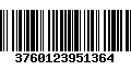 Código de Barras 3760123951364