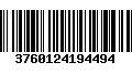 Código de Barras 3760124194494