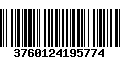 Código de Barras 3760124195774