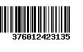 Código de Barras 376012423135