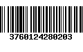 Código de Barras 3760124280203