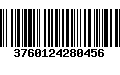 Código de Barras 3760124280456