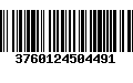 Código de Barras 3760124504491