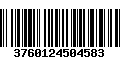 Código de Barras 3760124504583