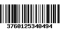 Código de Barras 3760125340494