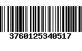 Código de Barras 3760125340517