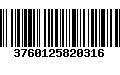 Código de Barras 3760125820316