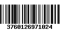 Código de Barras 3760126971024