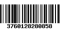 Código de Barras 3760128280858