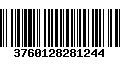 Código de Barras 3760128281244