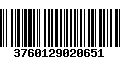 Código de Barras 3760129020651