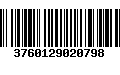 Código de Barras 3760129020798