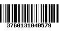 Código de Barras 3760131040579