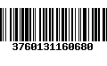 Código de Barras 3760131160680