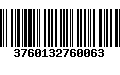 Código de Barras 3760132760063