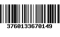 Código de Barras 3760133670149