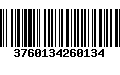 Código de Barras 3760134260134